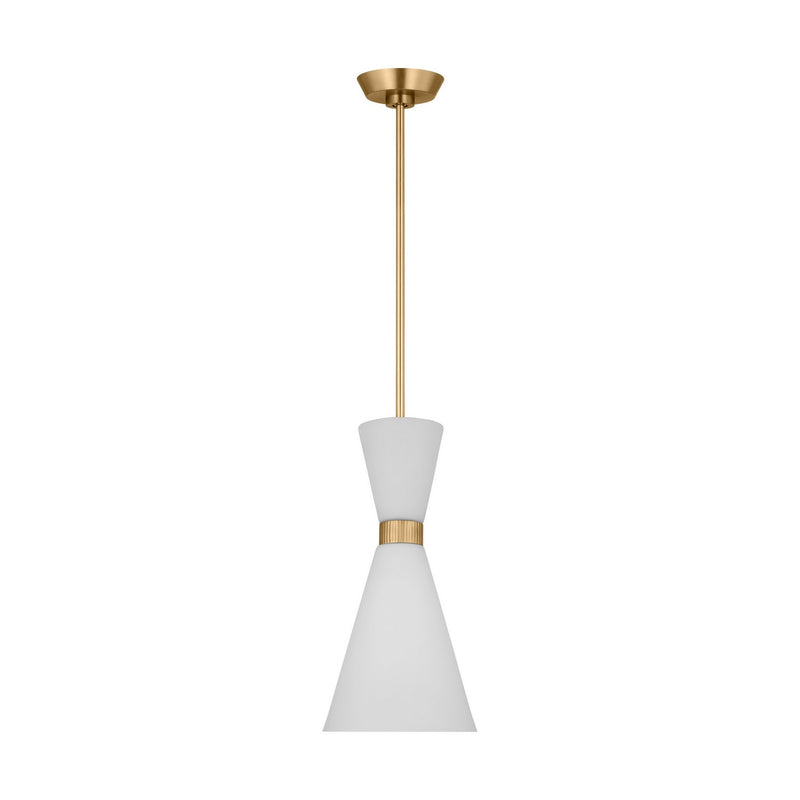 Visual Comfort Studio DJP1101SB Belcarra One Light Pendant, Satin Brass Alternate Image 3.jpg