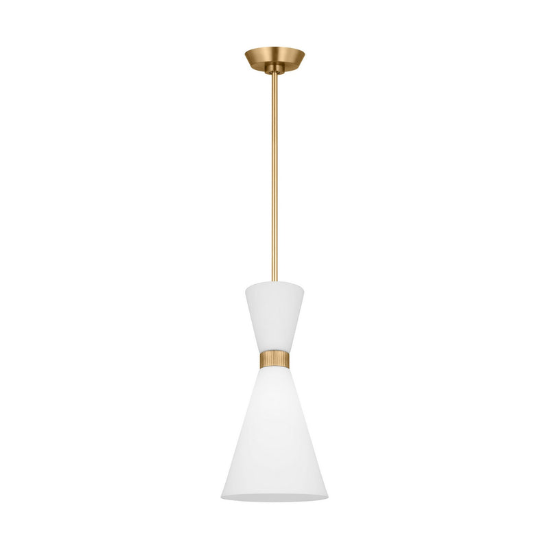 Visual Comfort Studio DJP1101SB Belcarra One Light Pendant, Satin Brass Alternate Image 4.jpg
