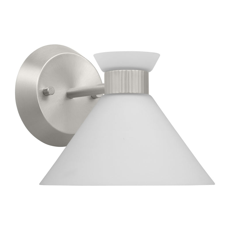 Visual Comfort Studio DJV1011BS Belcarra One Light Wall Sconce, Brushed Steel Alternate Image 2.jpg