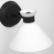 Visual Comfort Studio DJV1011MBK Belcarra One Light Wall Sconce, Midnight Black Alternate Image 4.jpg