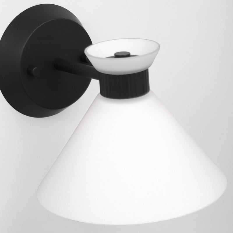 Visual Comfort Studio DJV1011MBK Belcarra One Light Wall Sconce, Midnight Black Alternate Image 4.jpg