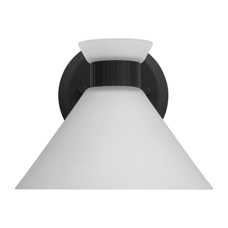 Visual Comfort Studio DJV1011MBK Belcarra One Light Wall Sconce, Midnight Black Alternate Image.jpg