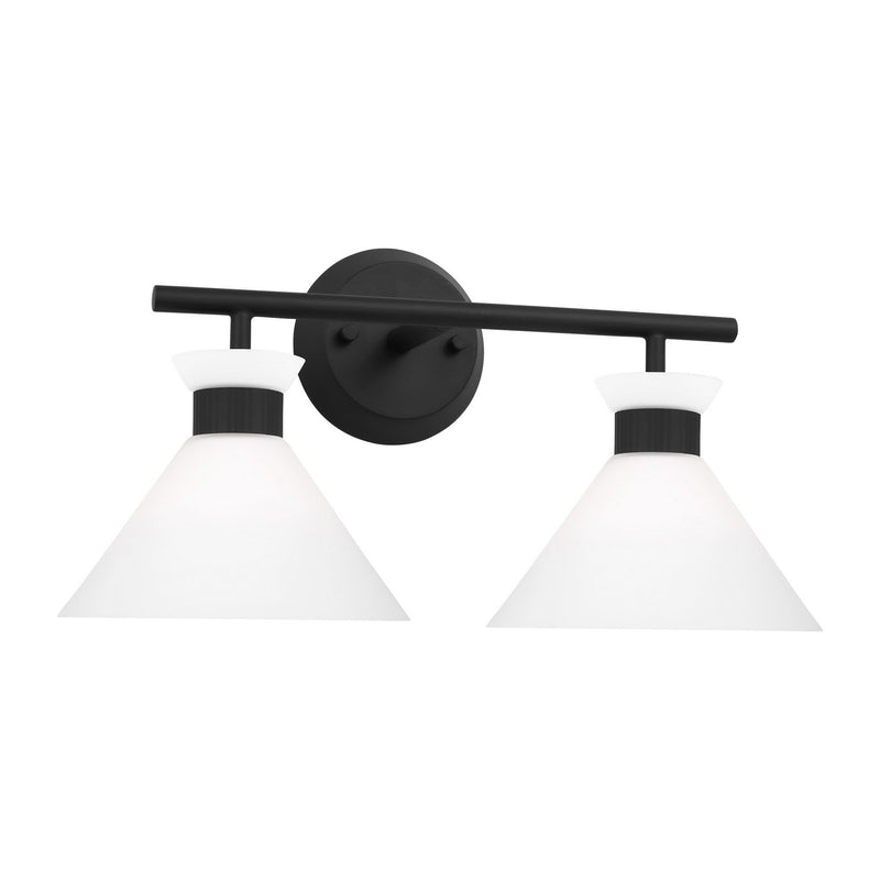 Visual Comfort Studio DJV1012MBK Belcarra Two Light Bath, Midnight Black Alternate Image.jpg