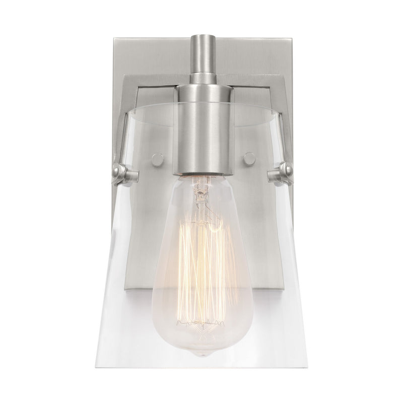 Visual Comfort Studio DJV1031BS Crofton One Light Wall Sconce, Brushed Steel Alternate Image.jpg