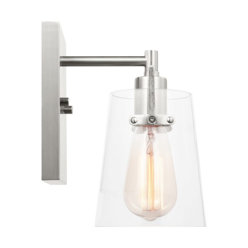 Visual Comfort Studio DJV1031BS Crofton One Light Wall Sconce, Brushed Steel Alternate Image 4.jpg