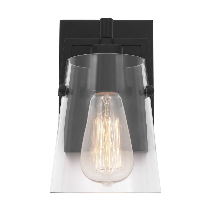 Visual Comfort Studio DJV1031MBK Crofton One Light Wall Sconce, Midnight Black Alternate Image.jpg