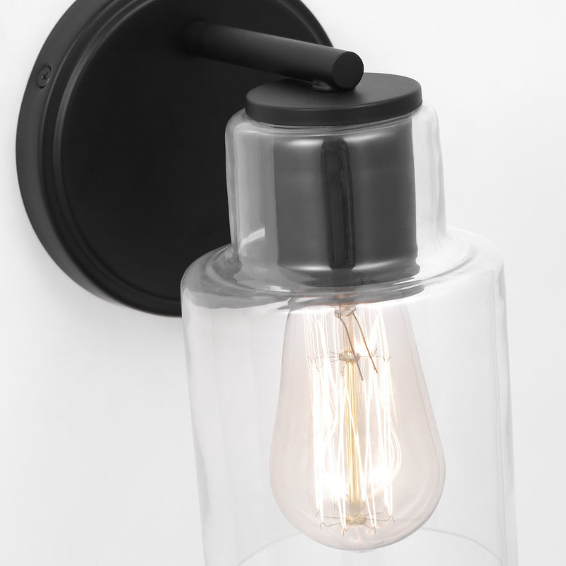 Visual Comfort Studio DJV1001MBK Sayward One Light Wall Sconce, Midnight Black Alternate Image 2.jpg