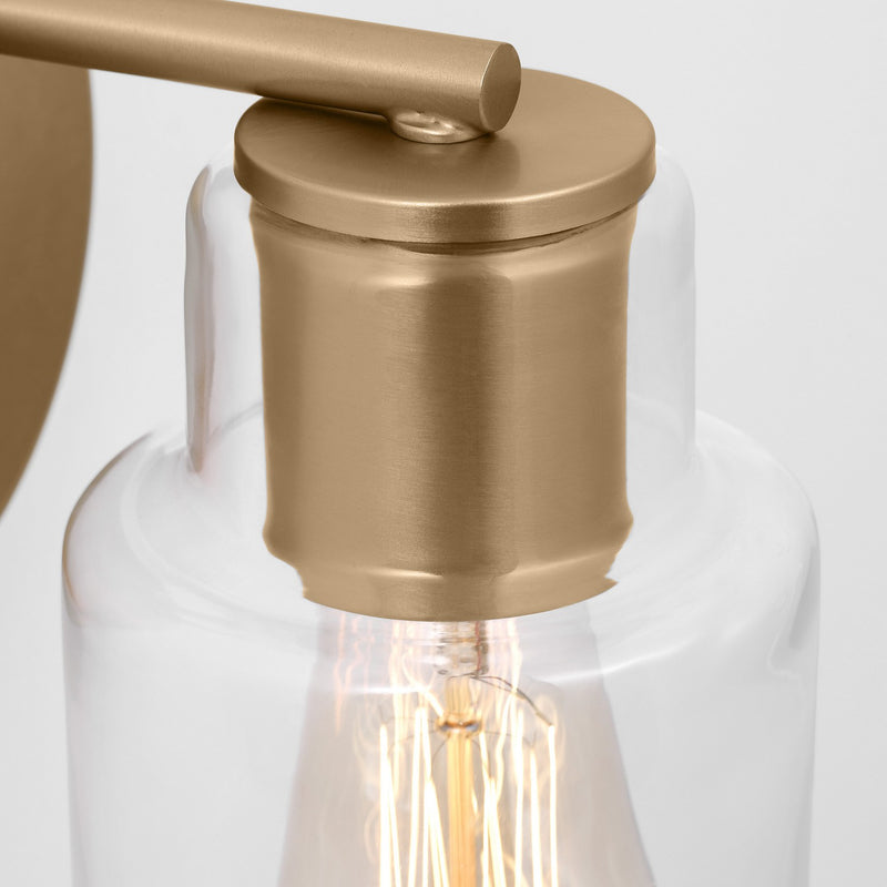 Visual Comfort Studio DJV1001SB Sayward One Light Wall Sconce, Satin Brass Alternate Image 2.jpg