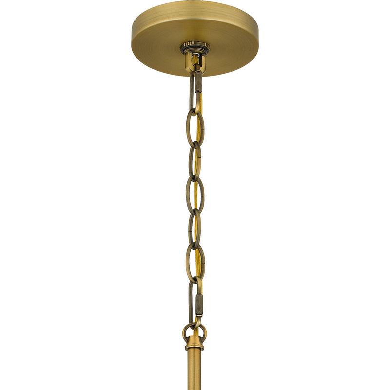 Quoizel AID5030AB Airedale Eight Light Chandelier, Aged Brass Alternate Image.jpg