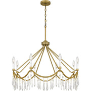 Quoizel AID5030AB Airedale Eight Light Chandelier, Aged Brass Alternate Image 6.jpg