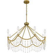 Quoizel AID5030AB Airedale Eight Light Chandelier, Aged Brass Alternate Image 8.jpg