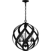 Quoizel BMS2820EK Blacksmith Four Light Pendant, Earth Black Alternate Image.jpg