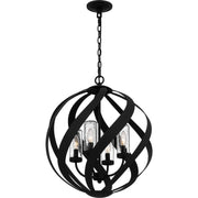 Quoizel BMS2820EK Blacksmith Four Light Pendant, Earth Black Alternate Image 3.jpg