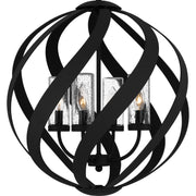 Quoizel BMS2820EK Blacksmith Four Light Pendant, Earth Black Alternate Image 4.jpg