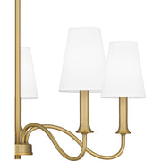 Quoizel BTY5026AB Beatty Five Light Chandelier, Aged Brass Alternate Image 4.jpg