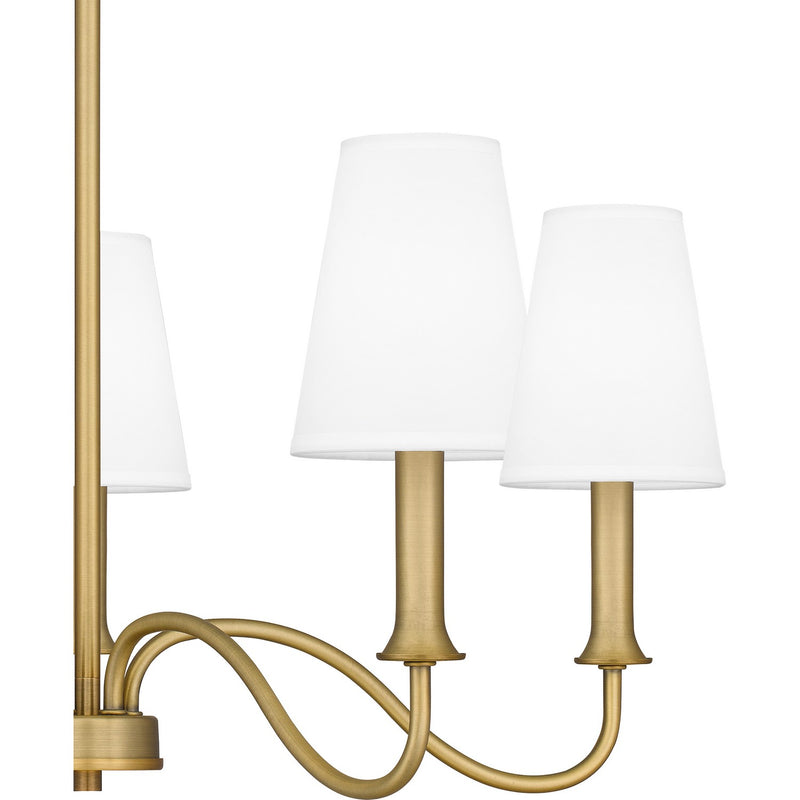 Quoizel BTY5026AB Beatty Five Light Chandelier, Aged Brass Alternate Image 4.jpg
