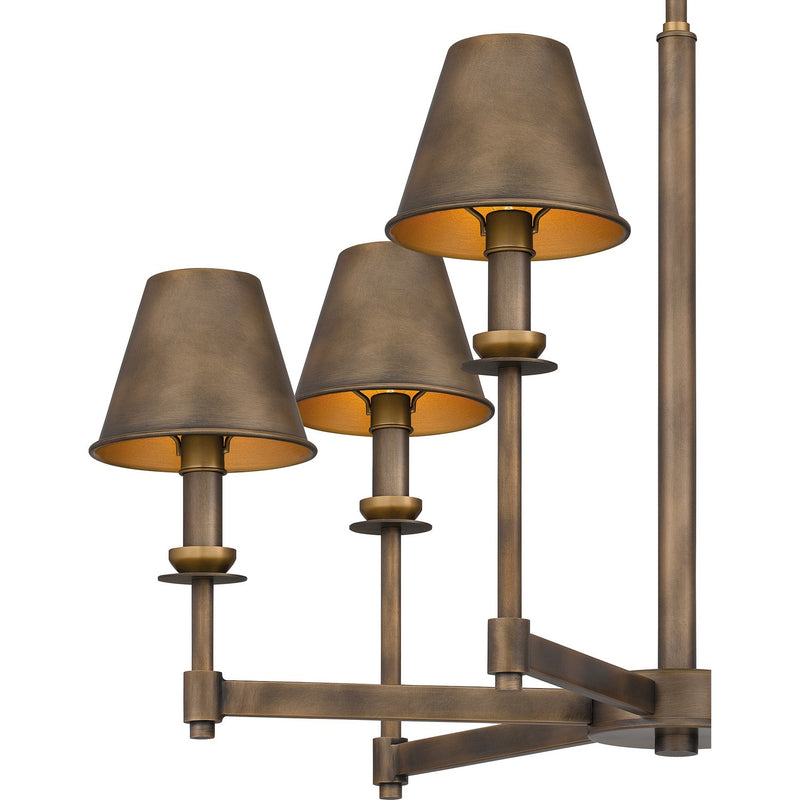 Quoizel CRO5026SU Cross Six Light Chandelier, Statuary Bronze Alternate Image 4.jpg