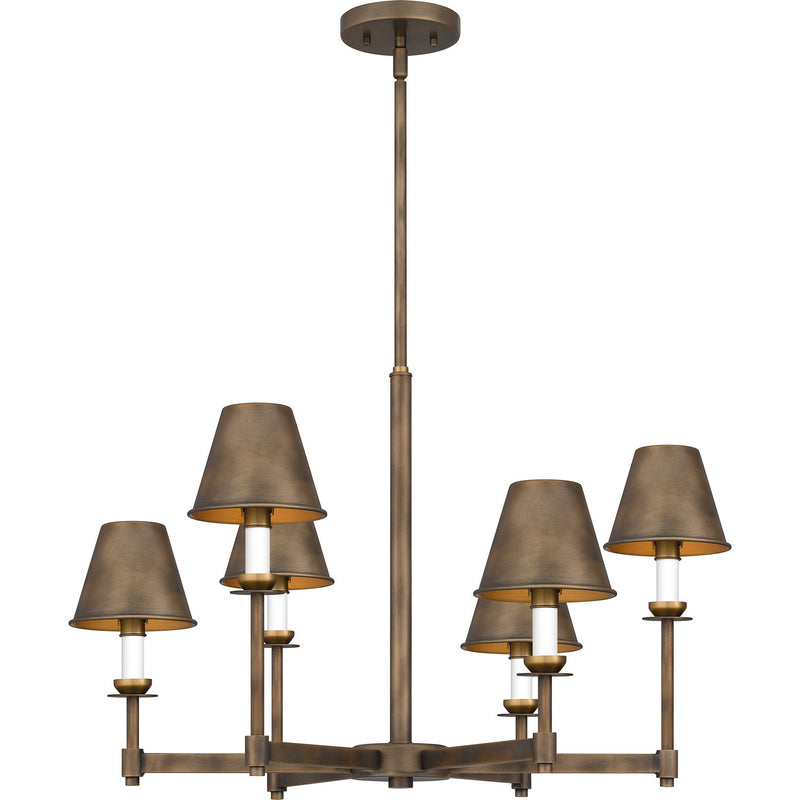 Quoizel CRO5026SU Cross Six Light Chandelier, Statuary Bronze Alternate Image 7.jpg