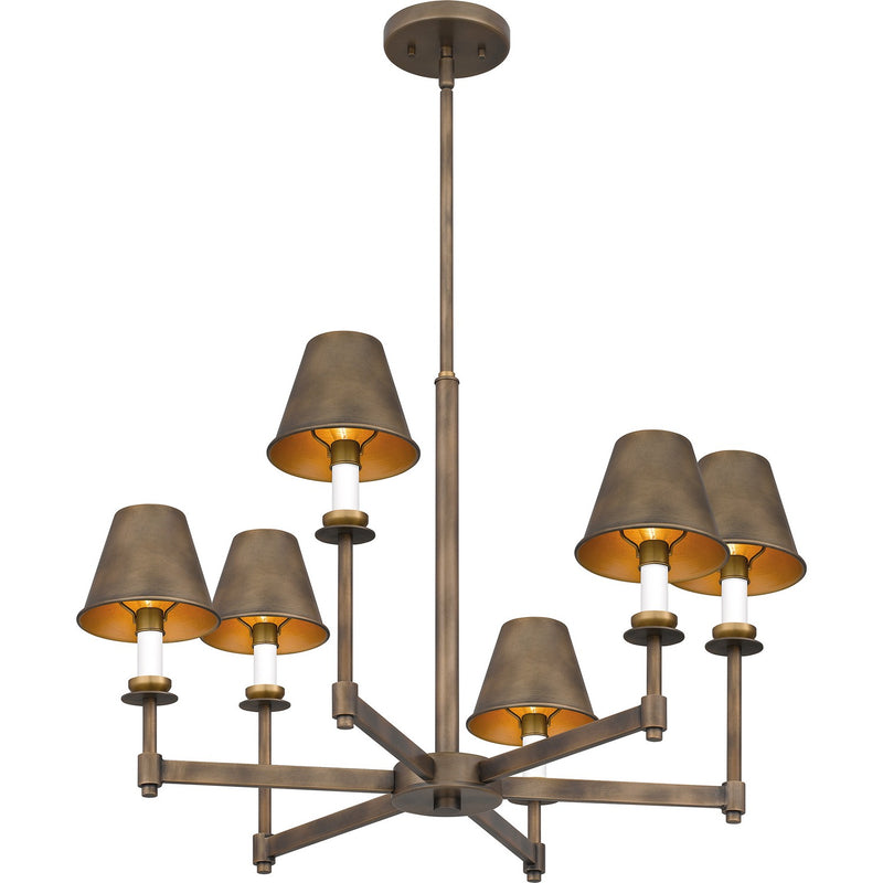 Quoizel CRO5026SU Cross Six Light Chandelier, Statuary Bronze Alternate Image 8.jpg