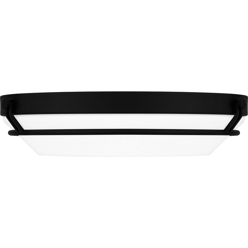 Quoizel DNB1616MBK Dunbar LED Flush Mount, Matte Black Alternate Image 2.jpg