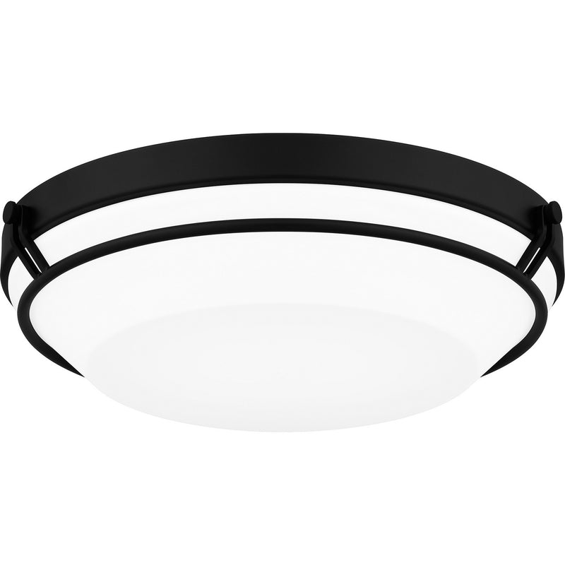 Quoizel DNB1616MBK Dunbar LED Flush Mount, Matte Black Alternate Image 3.jpg