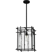 Quoizel DPN1512MBK Daphne One Light Pendant, Matte Black Alternate Image.jpg