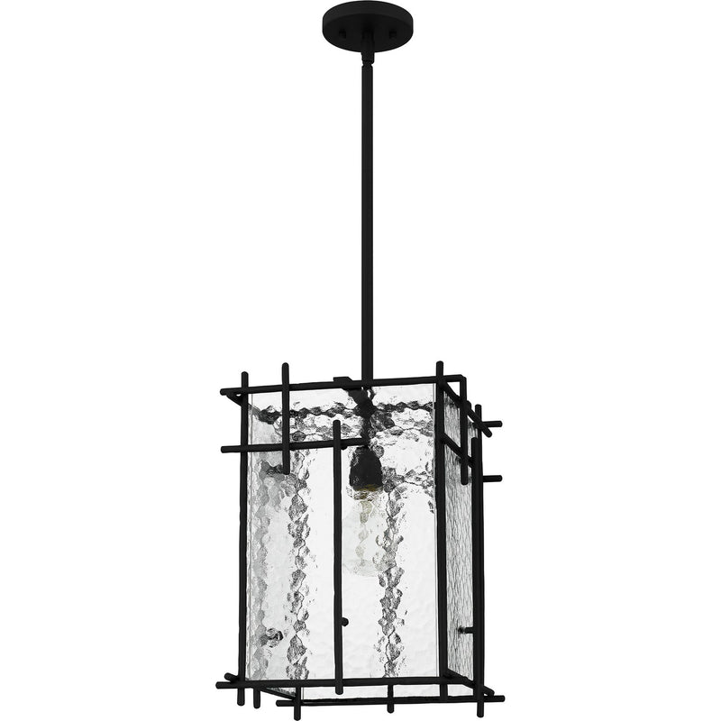 Quoizel DPN1512MBK Daphne One Light Pendant, Matte Black Alternate Image.jpg