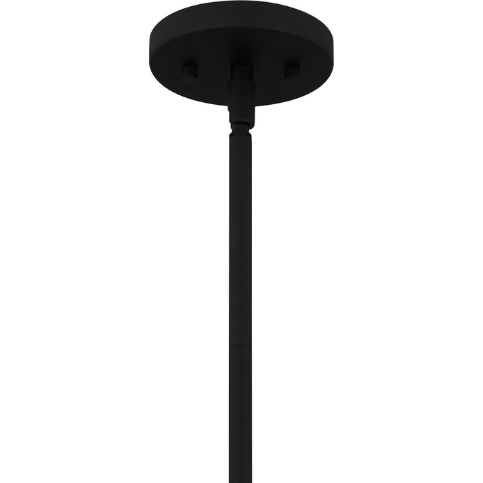 Quoizel DPN1512MBK Daphne One Light Pendant, Matte Black Alternate Image.jpg