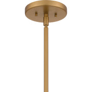 Quoizel GLI2820BWS Glinda Four Light Pendant, Brushed Weathered Brass Alternate Image.jpg
