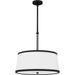 Quoizel KYL2820MBK Kylen Four Light Pendant, Matte Black Alternate Image.jpg