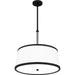 Quoizel KYL2820MBK Kylen Four Light Pendant, Matte Black Alternate Image 3.jpg