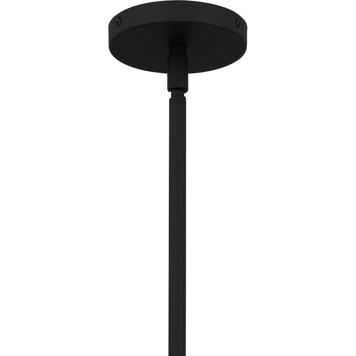 Quoizel KYL2820MBK Kylen Four Light Pendant, Matte Black Alternate Image.jpg