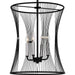 Quoizel LEI2816MBK Leiland Four Light Pendant, Matte Black Alternate Image 4.jpg