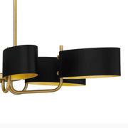 Quoizel MAD641AB Madden Six Light Linear Chandelier, Aged Brass Alternate Image.jpg