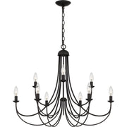Quoizel MRN5030IB Mirren Nine Light Chandelier, Imperial Bronze Alternate Image 2.jpg