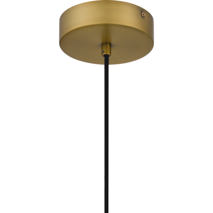 Quoizel PCAER1511AB Aero One Light Pendant, Aged Brass Alternate Image.jpg