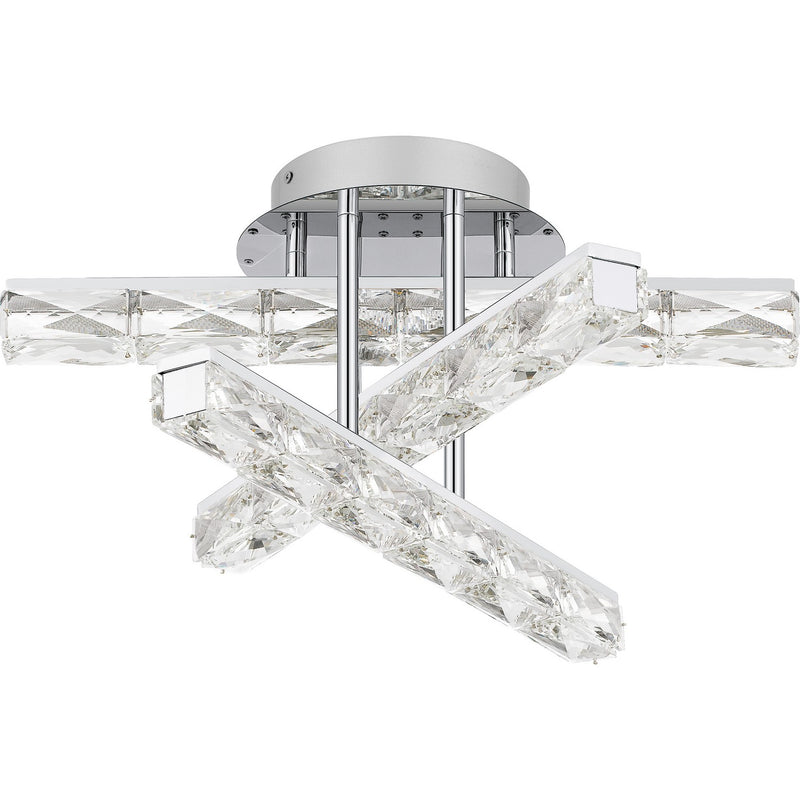 Quoizel PCCME1718C Comet LED Semi Flush Mount, Polished Chrome Alternate Image.jpg