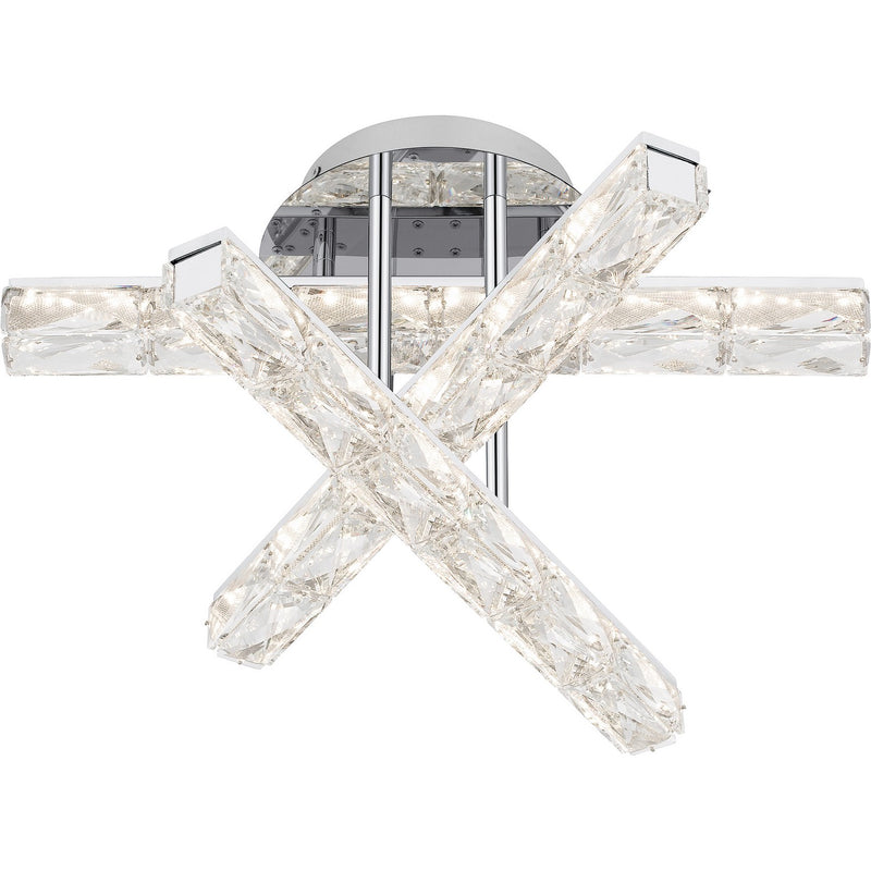 Quoizel PCCME1718C Comet LED Semi Flush Mount, Polished Chrome Alternate Image 3.jpg