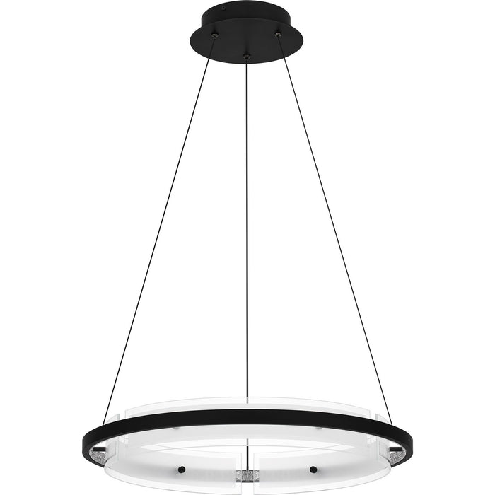 Quoizel PCMLK2820MBK Malik LED Pendant, Matte Black Alternate Image.jpg