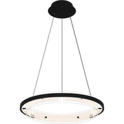 Quoizel PCMLK2820MBK Malik LED Pendant, Matte Black Alternate Image 3.jpg