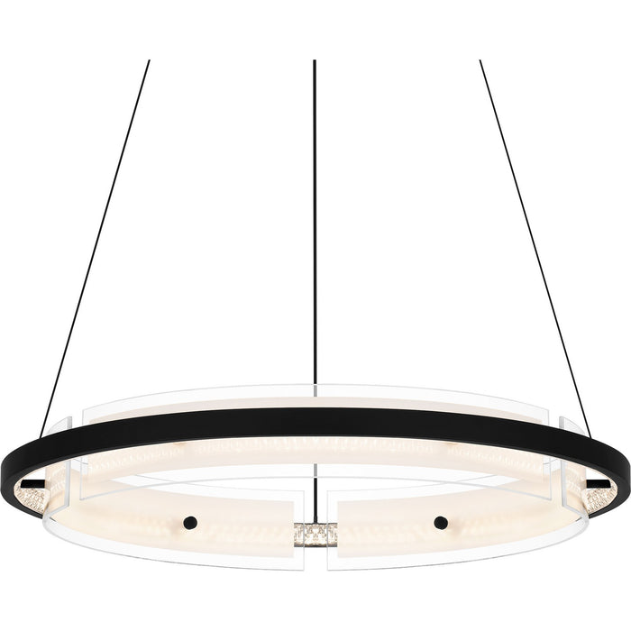 Quoizel PCMLK2820MBK Malik LED Pendant, Matte Black Alternate Image 4.jpg