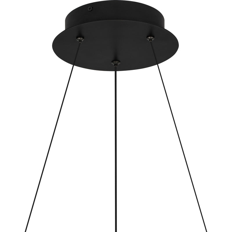 Quoizel PCMLK2820MBK Malik LED Pendant, Matte Black Alternate Image.jpg