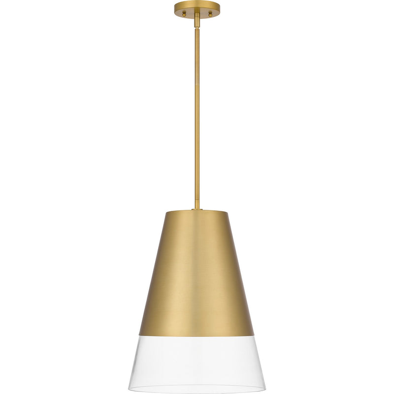 Quoizel PRG1514BRG Peregrine One Light Pendant, Brushed Gold Alternate Image 2.jpg