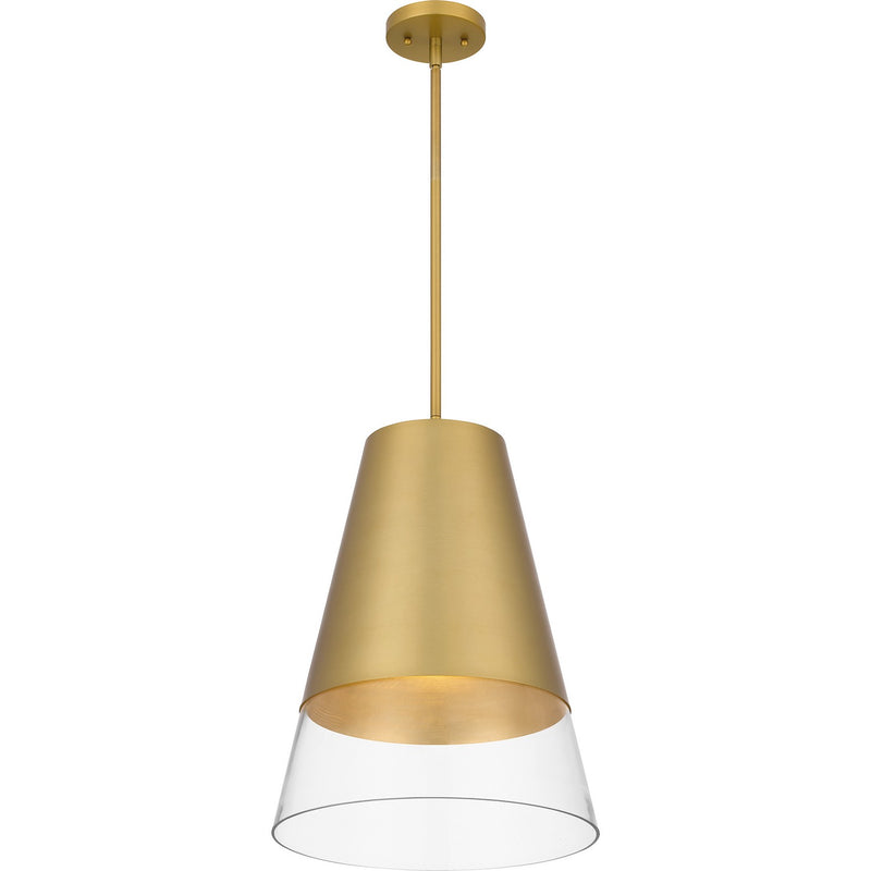 Quoizel PRG1514BRG Peregrine One Light Pendant, Brushed Gold Alternate Image 3.jpg