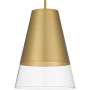 Quoizel PRG1514BRG Peregrine One Light Pendant, Brushed Gold Alternate Image 4.jpg