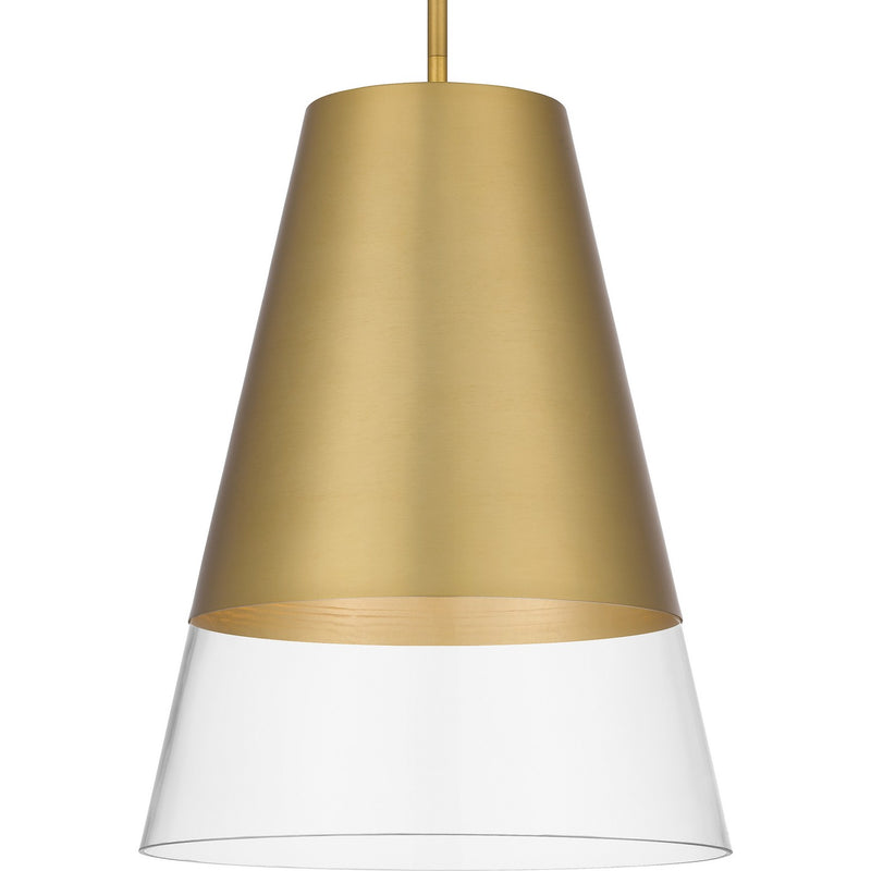 Quoizel PRG1514BRG Peregrine One Light Pendant, Brushed Gold Alternate Image 4.jpg