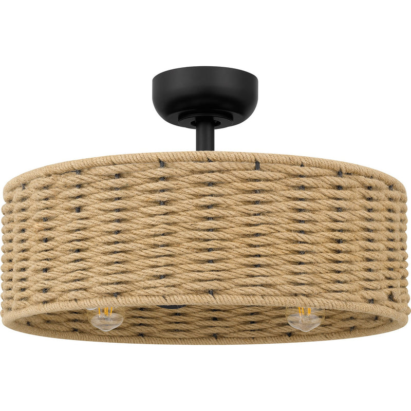 Quoizel QFA6201MBK Islander Ceiling Fan, Matte Black Alternate Image.jpg