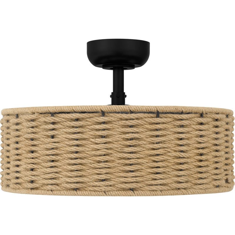 Quoizel QFA6201MBK Islander Ceiling Fan, Matte Black Alternate Image 2.jpg