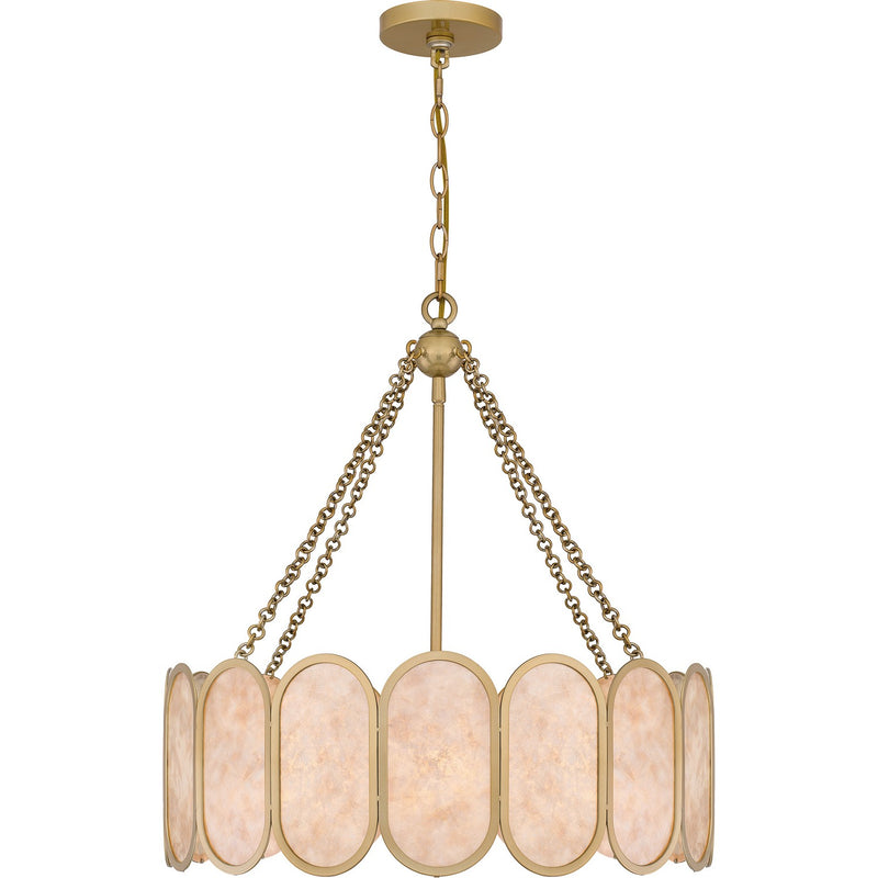 Quoizel QP6170LG Amalia Four Light Pendant, Light Gold Alternate Image 2.jpg