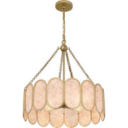 Quoizel QP6170LG Amalia Four Light Pendant, Light Gold Alternate Image 3.jpg